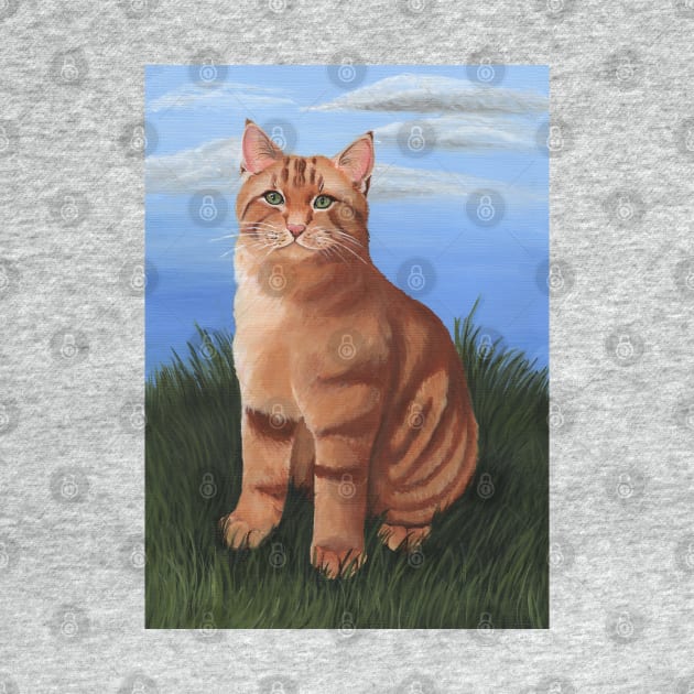 Ginger Tabby Cat by WolfySilver